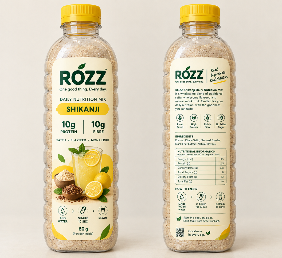 ROZZ Shikanji — Sattu & Flaxseed Drink Mix
